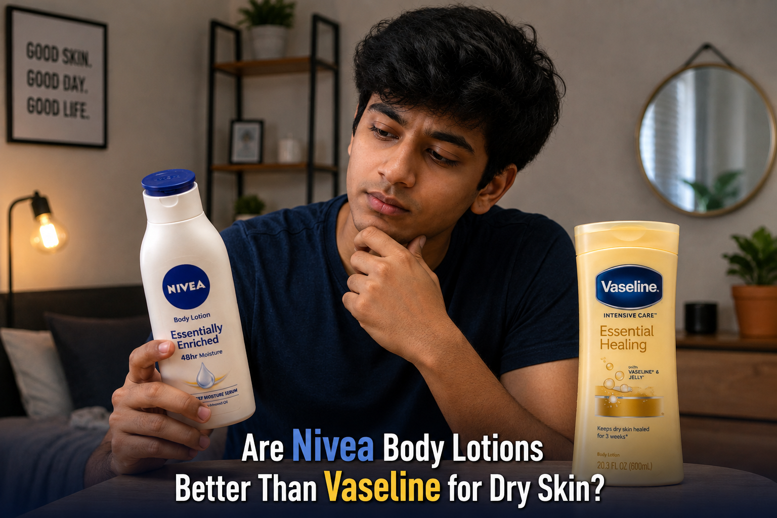 Are Nivea Body Lotions Better Than Vaseline for Dry Skin