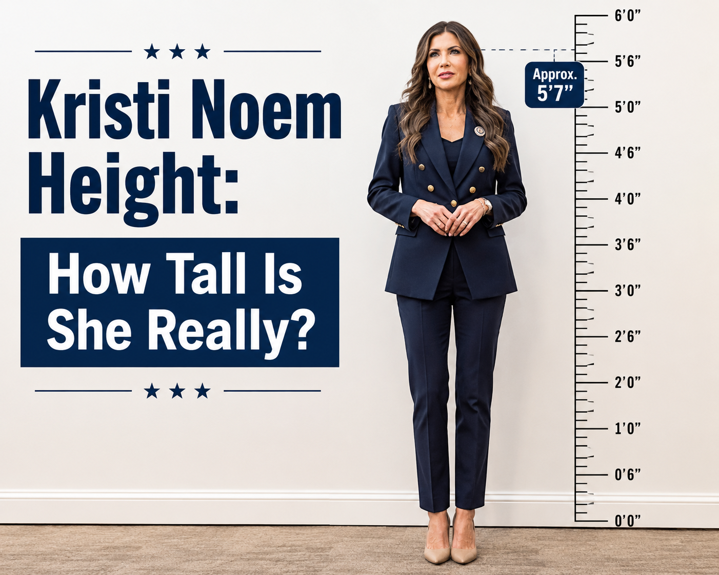 Kristi Noem Height